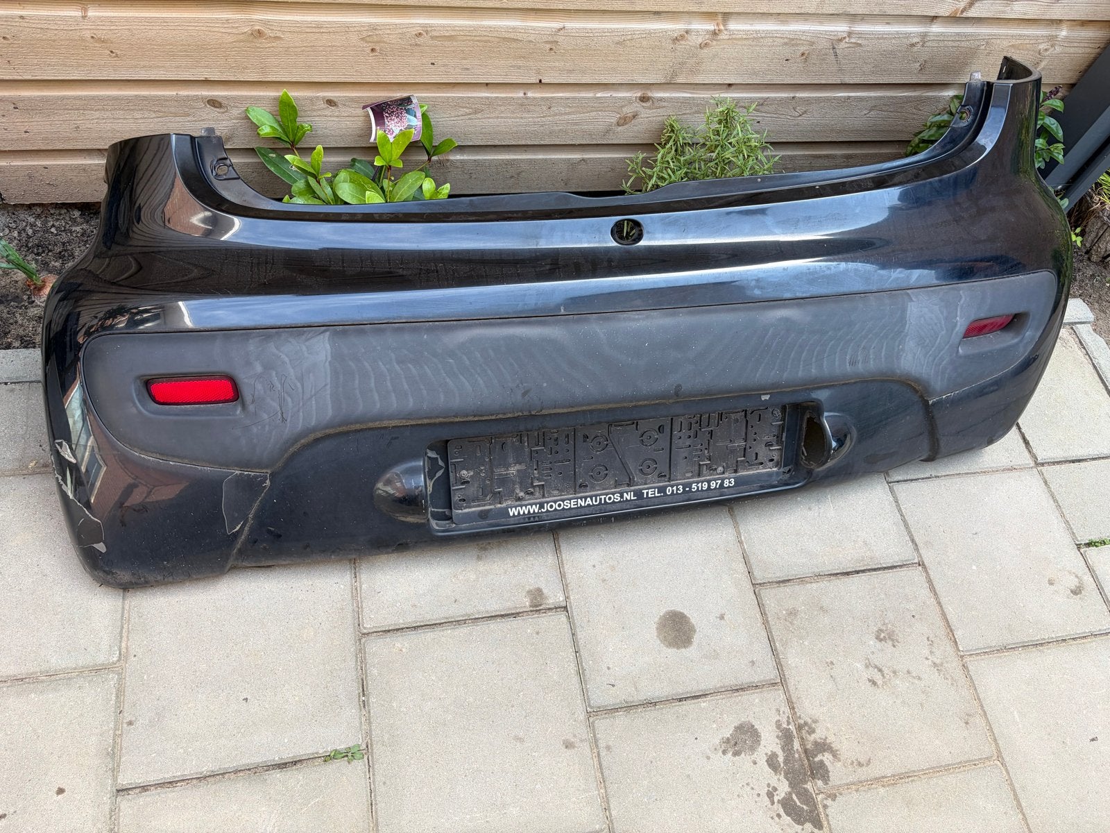 Achterbumper en linkerachter deur peugeot 107 kleurcode EXZ, Auto-onderdelen, Ophalen, Gebruikt, Renault, Achter
