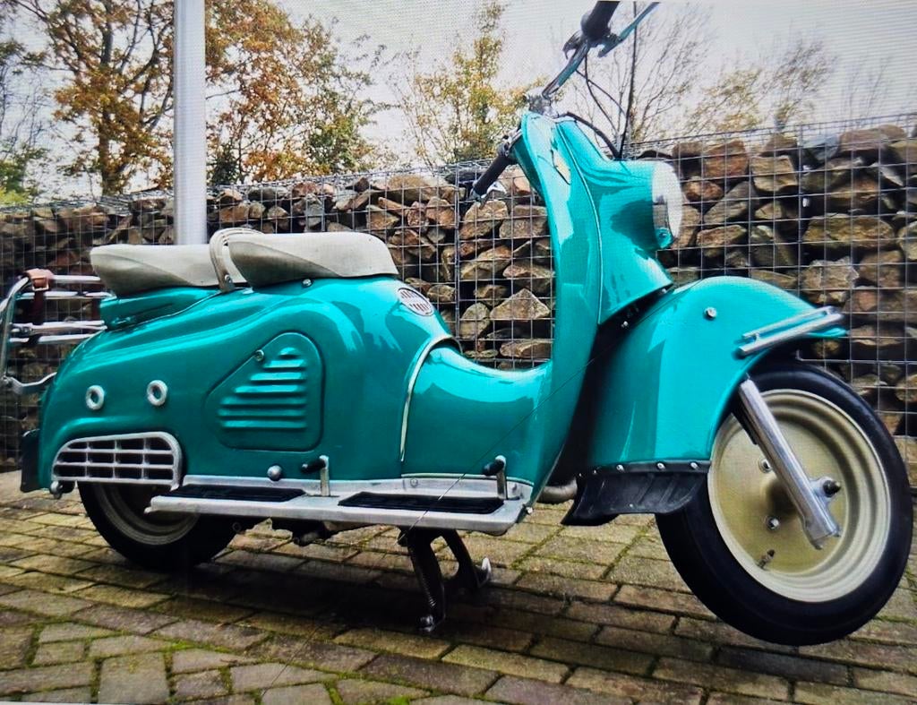 Zündapp Bella R 150  *NIEUW* 1953, Motoren, Motoren | Oldtimers, Scooter, 1 cilinder, Ophalen