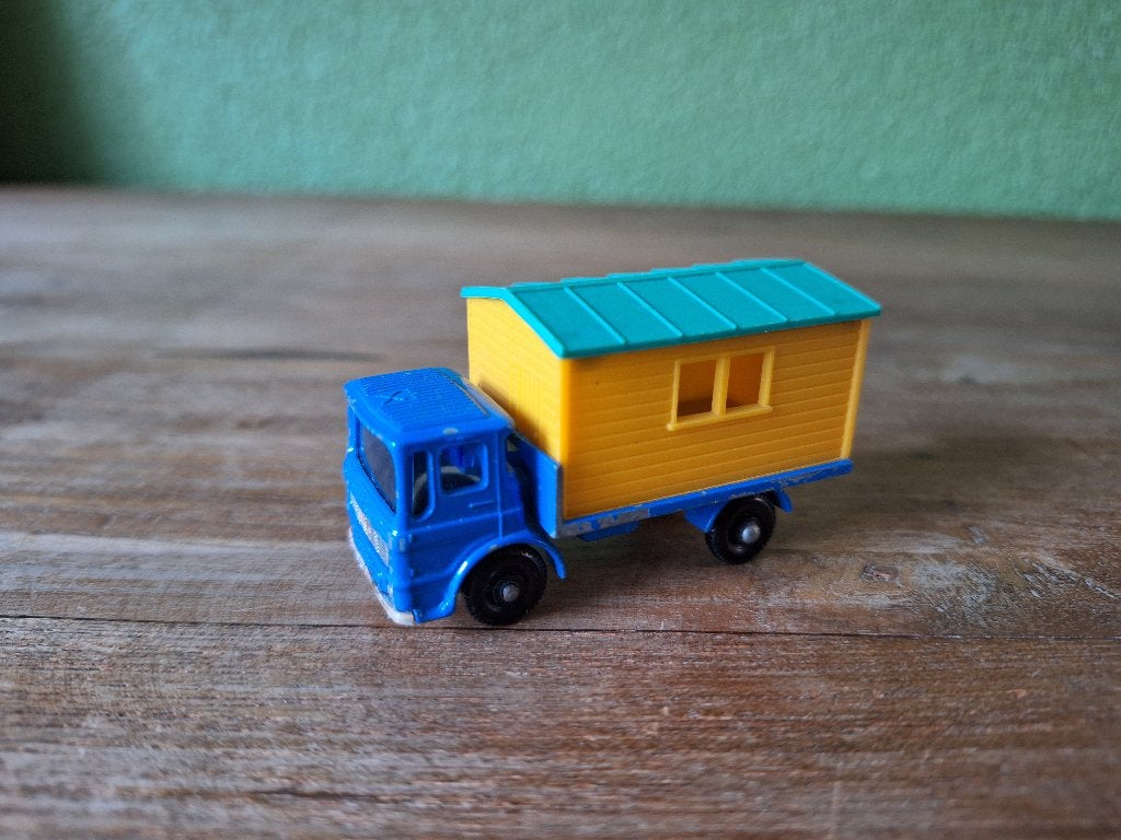 Matchbox Site Hut Truck uit 1966, Ophalen of Verzenden, Gebruikt, Bus of Vrachtwagen
