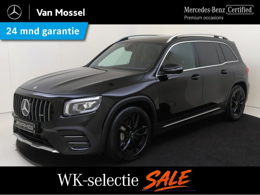 Mercedes-Benz GLB AMG 35 4MATIC Premium Plus, Auto's, Mercedes-Benz, Euro 6, 4 cilinders, 1655 kg, Leder en Stof