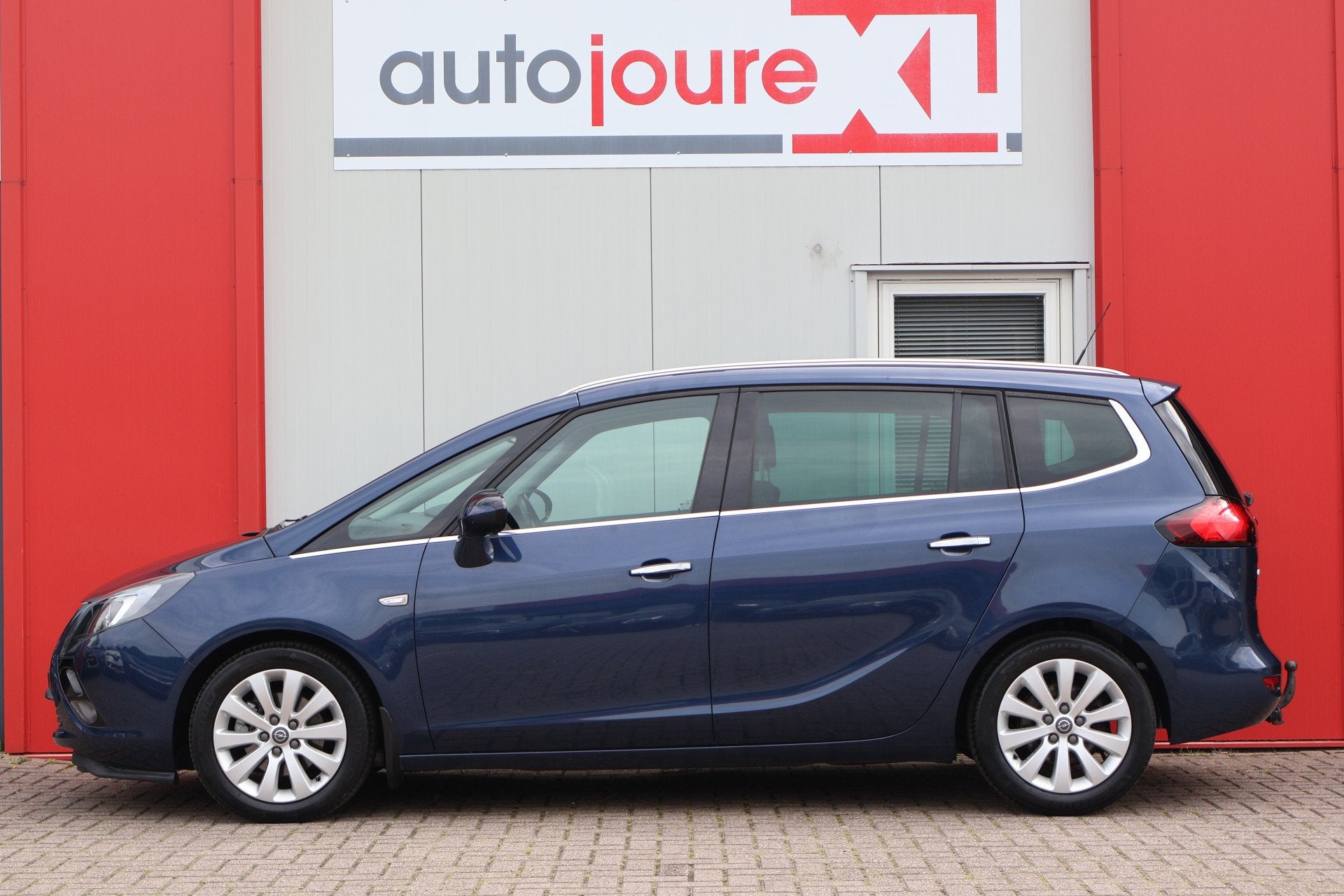 Opel Zafira Tourer 1.4 Cosmo (bj 2012), Auto's, Opel, Euro 5, Zwart, 4 cilinders, Blauw