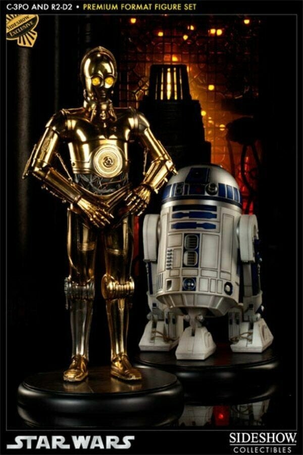 Sideshow C3PO & R2D2 Premium Format Exclusive Set, Verzamelen, Star Wars, Ophalen, Zo goed als nieuw, Actiefiguurtje