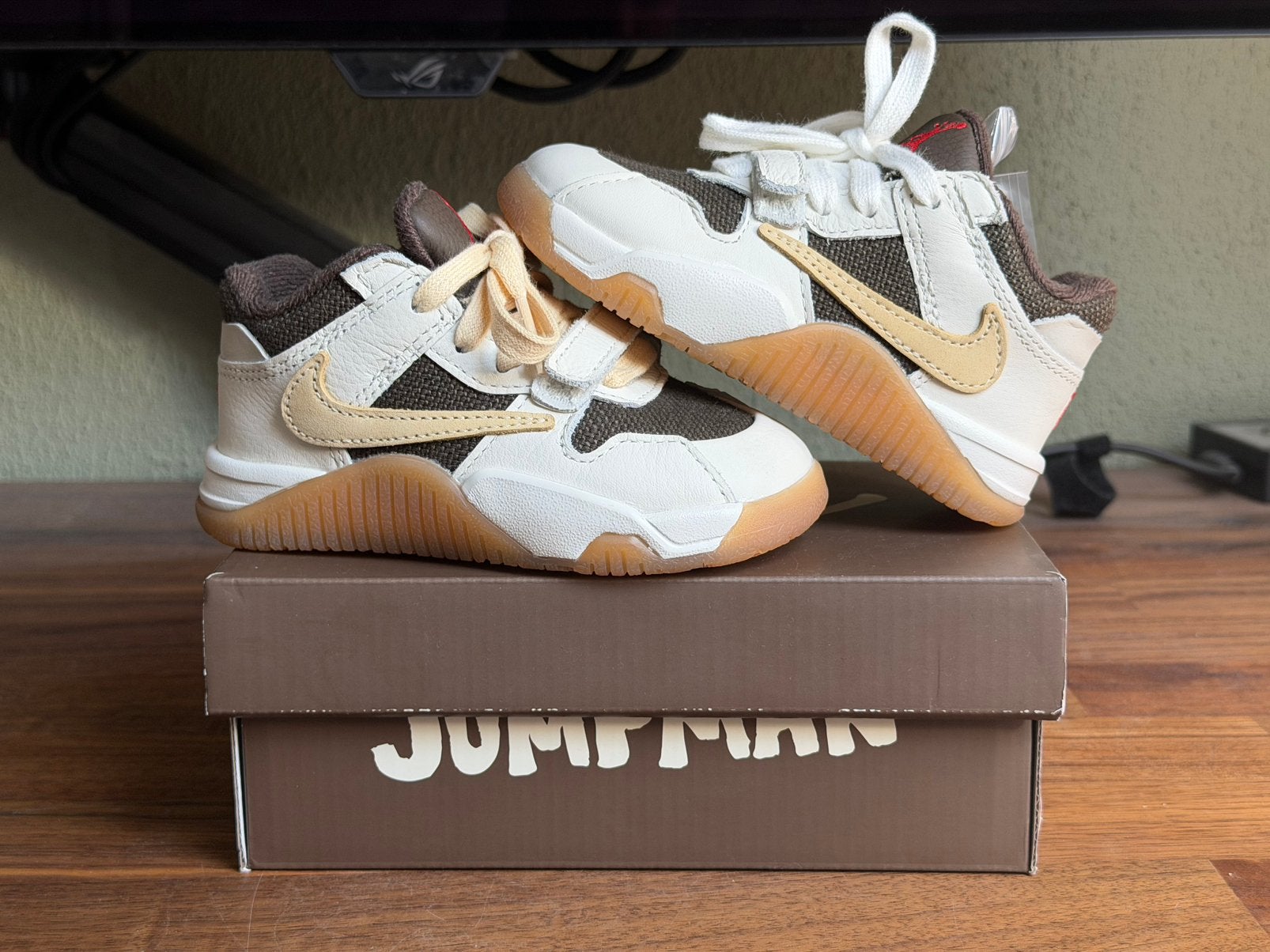 Jordan Jumpman Jack TR Travis Scott Sail (TD) 23.5, Jongen of Meisje, Schoenen, Nieuw, Ophalen of Verzenden