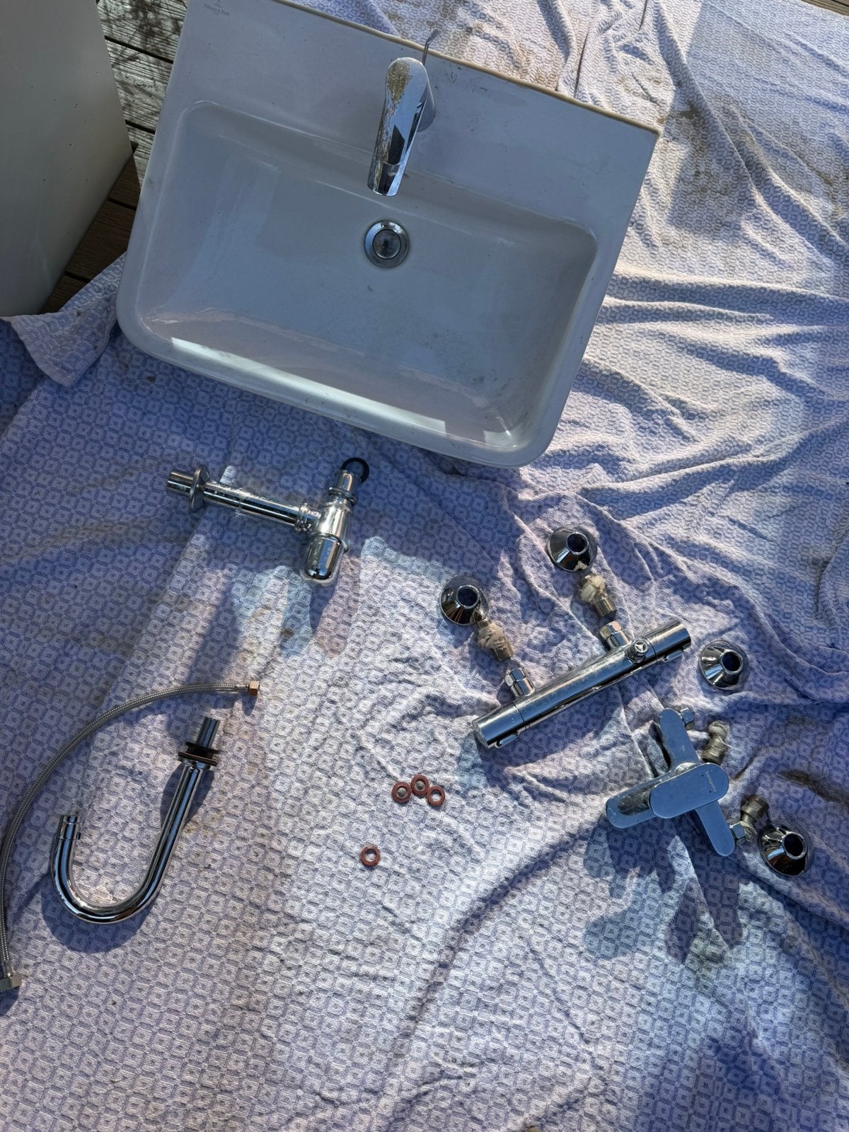 Nieuwe sanitair set (Grohe + Villeroy & Boch), Doe-het-zelf en Verbouw, Sanitair, Ophalen, Nieuw, Kraan