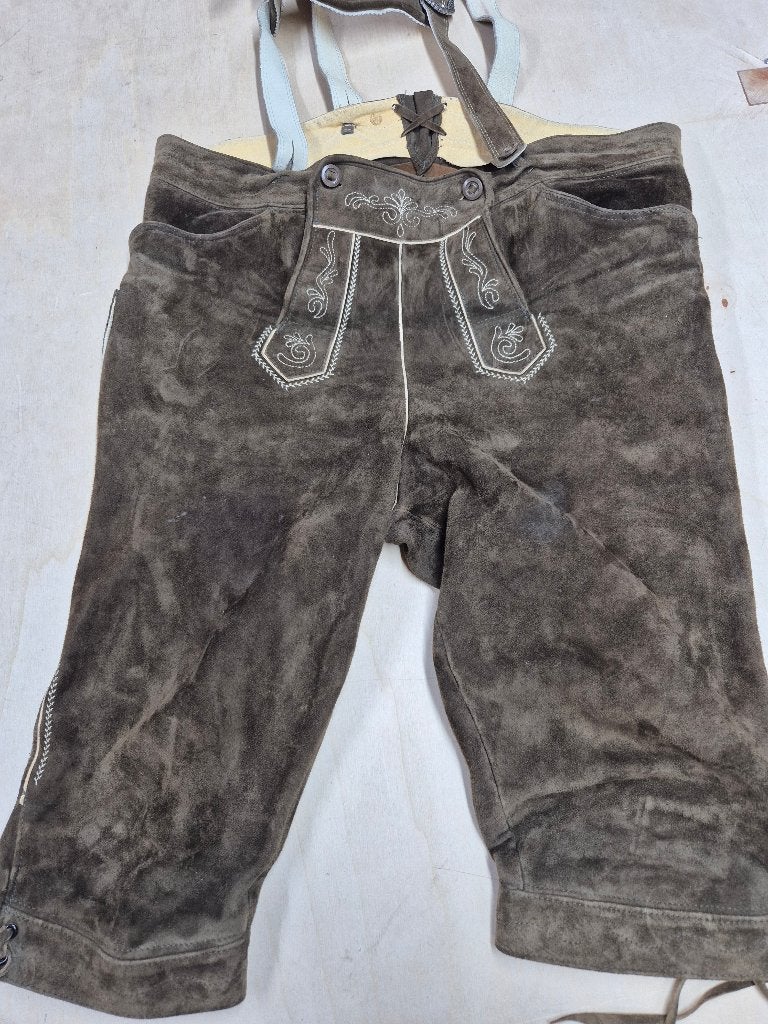 Lederhosen oktoberfeest , maat 56, Ophalen of Verzenden, Zo goed als nieuw, Kleding