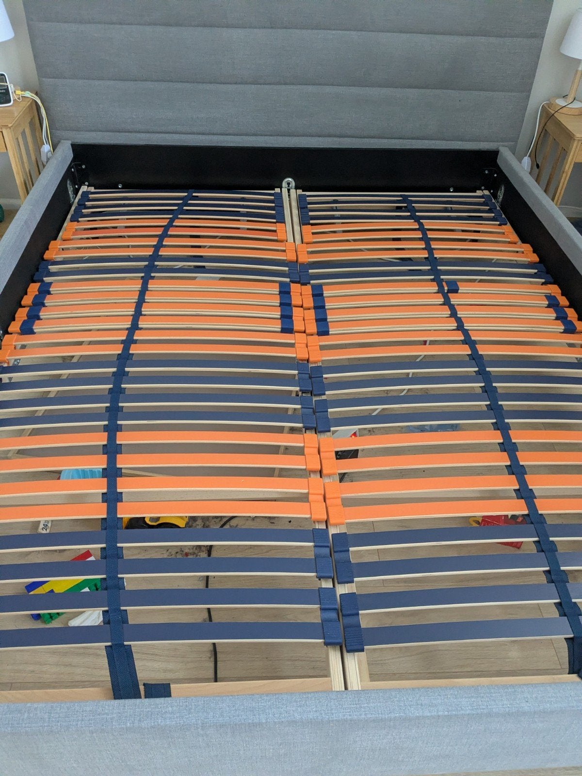 Emma Verstelbaar lattenbodem x2, Ophalen, Overige kleuren, Tweepersoons, 200 cm