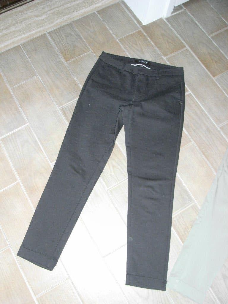 NICKJEAN chino/broek bruin/taupe mt 36/38 regular rise, ZGAN, NickJean, Bruin, Ophalen of Verzenden, Zo goed als nieuw