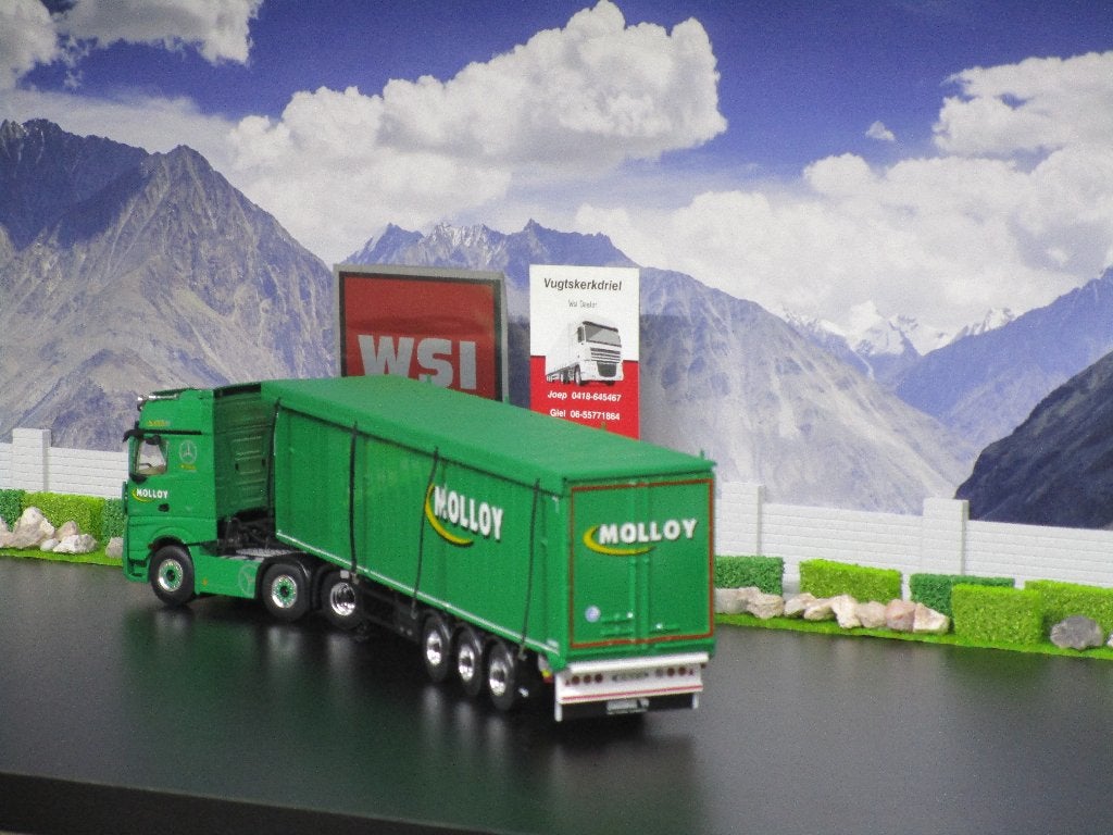 wsi 02-1728 molloy mercedes benz actros mp4 bs 6x2, Ophalen of Verzenden, Nieuw, Bus of Vrachtwagen, Wsi
