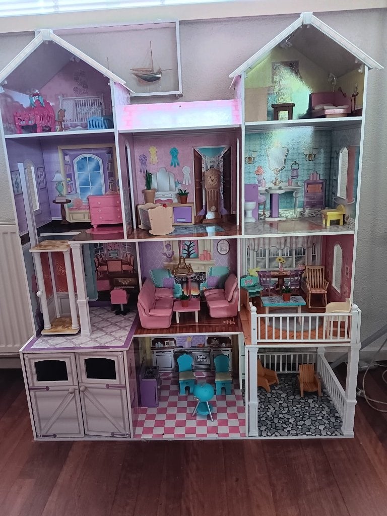Kidkraft Poppenhuis inclusief inrichting, Ophalen, Gebruikt, Poppenhuis