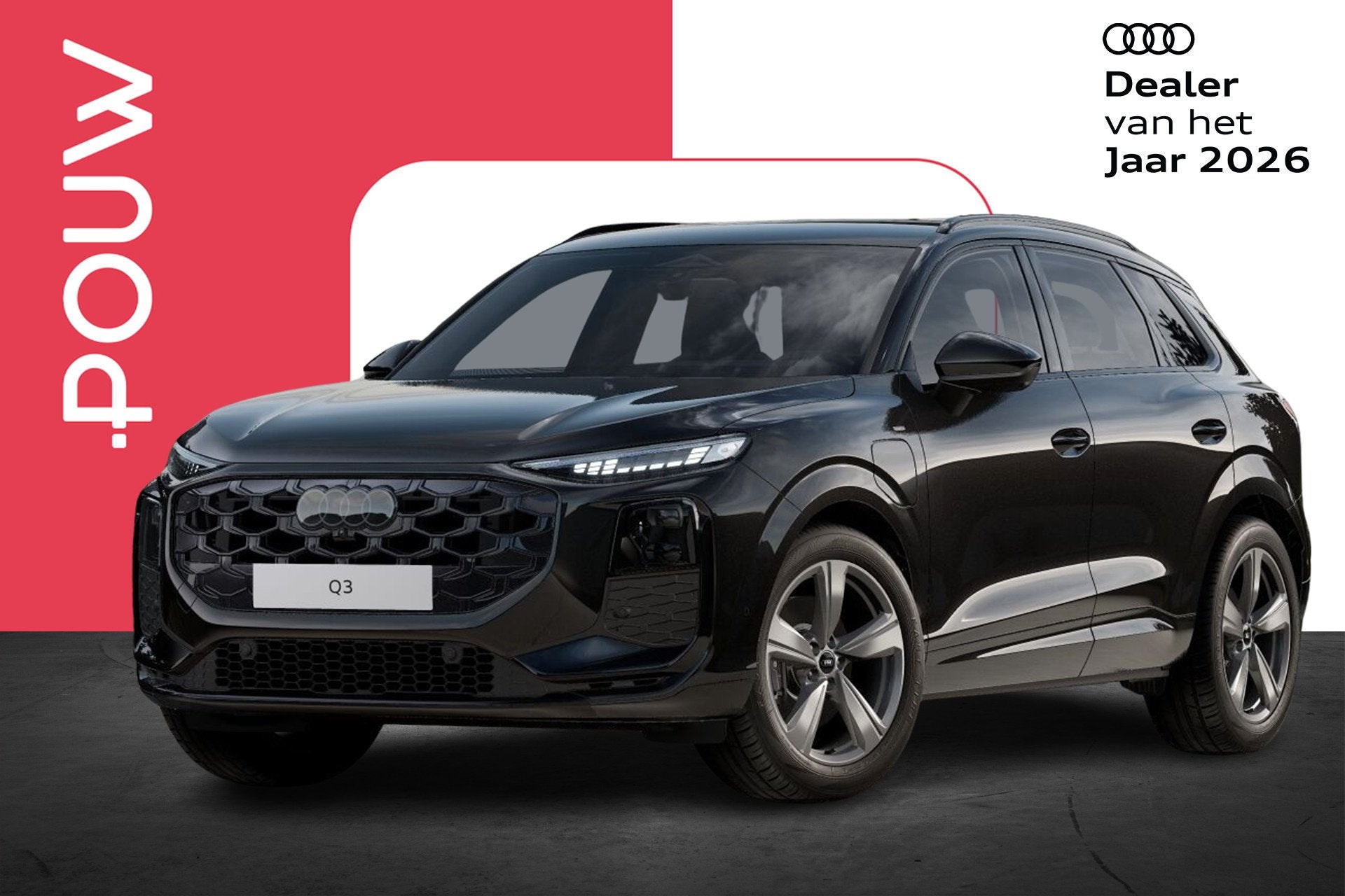Audi Q3 1.5 e-hybrid 272pk S edition | Velgen 19'' | Rondomz, Auto's, 12 maanden, 1800 kg, 1498 cc, 4 cilinders