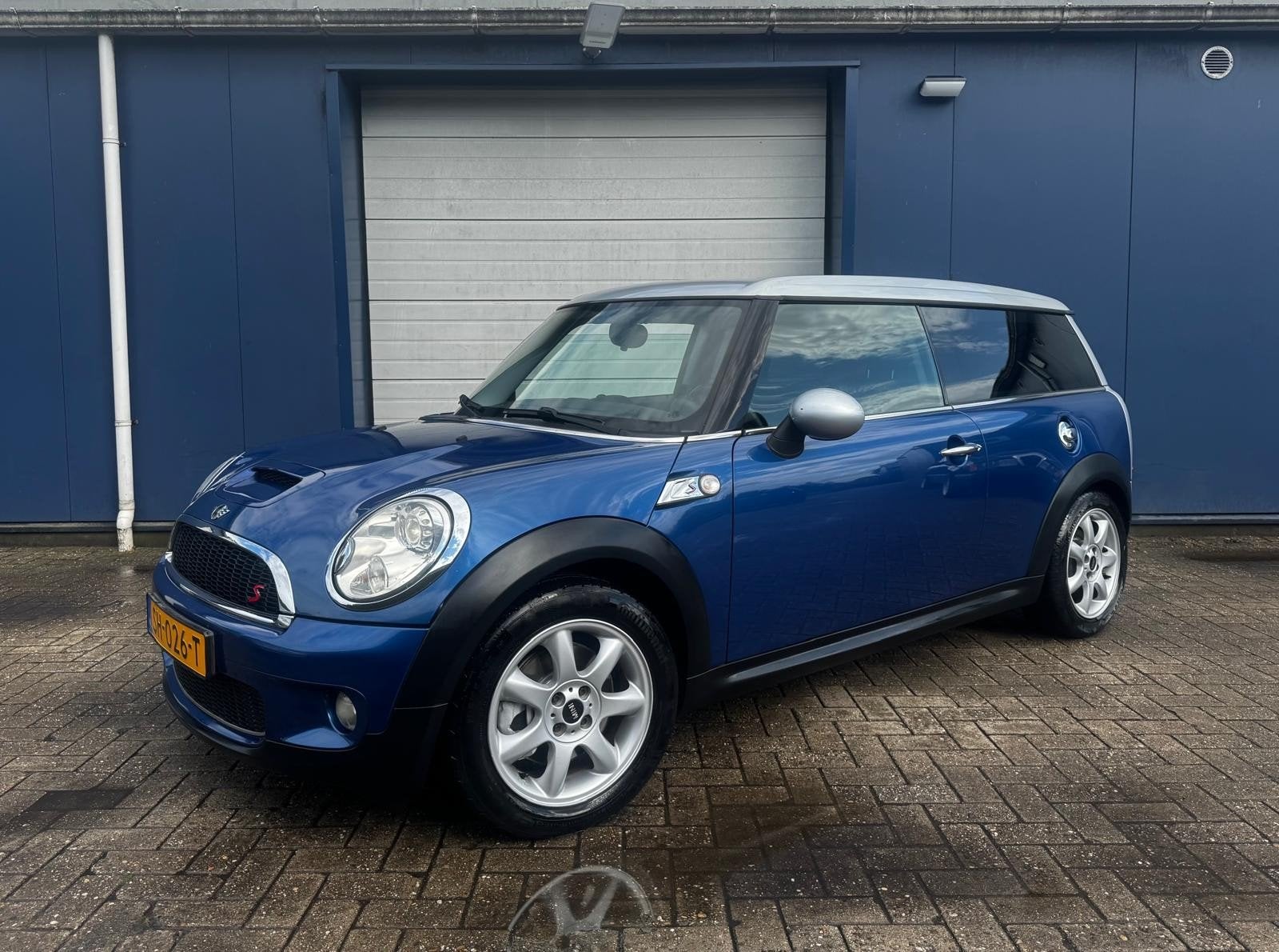 Mini Clubman S 1.6 128KW 2008 Blauw/Airco, Auto's, Mini, Voorwielaandrijving, 4 cilinders, Leder en Stof, 500 kg