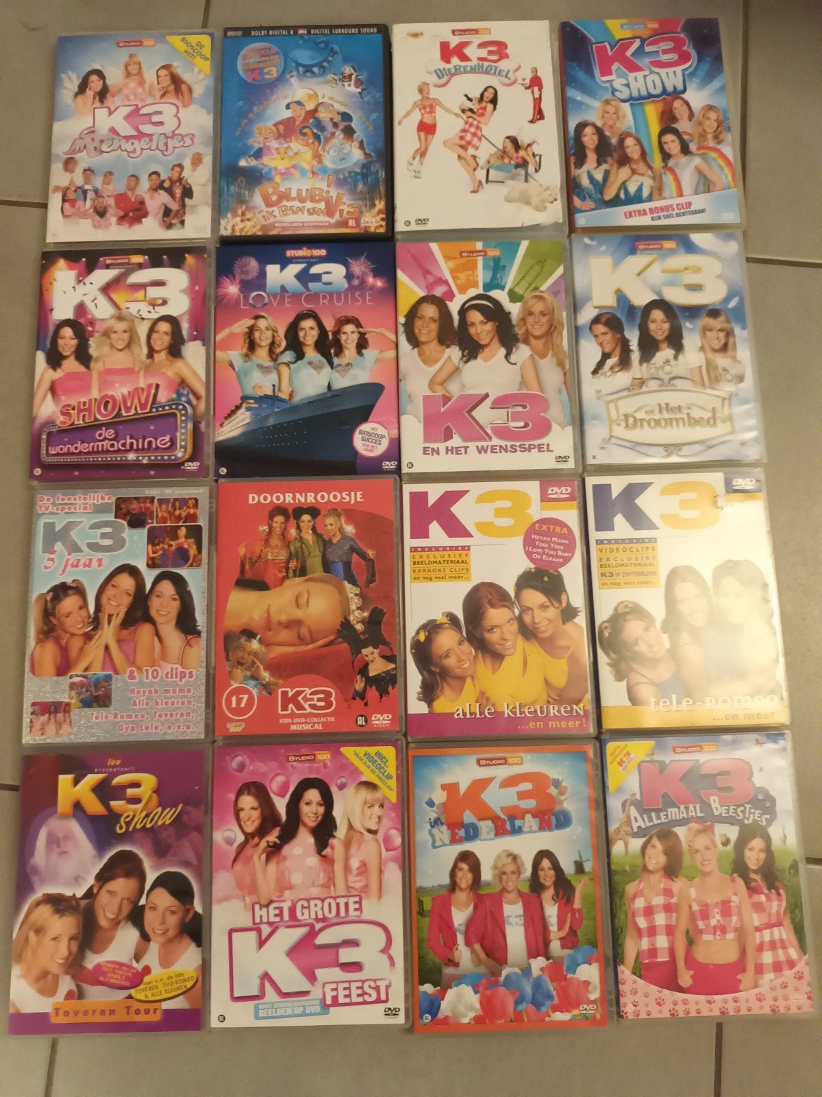 Dvd pakket K3 studio 100, Alle leeftijden, Ophalen of Verzenden, Zo goed als nieuw