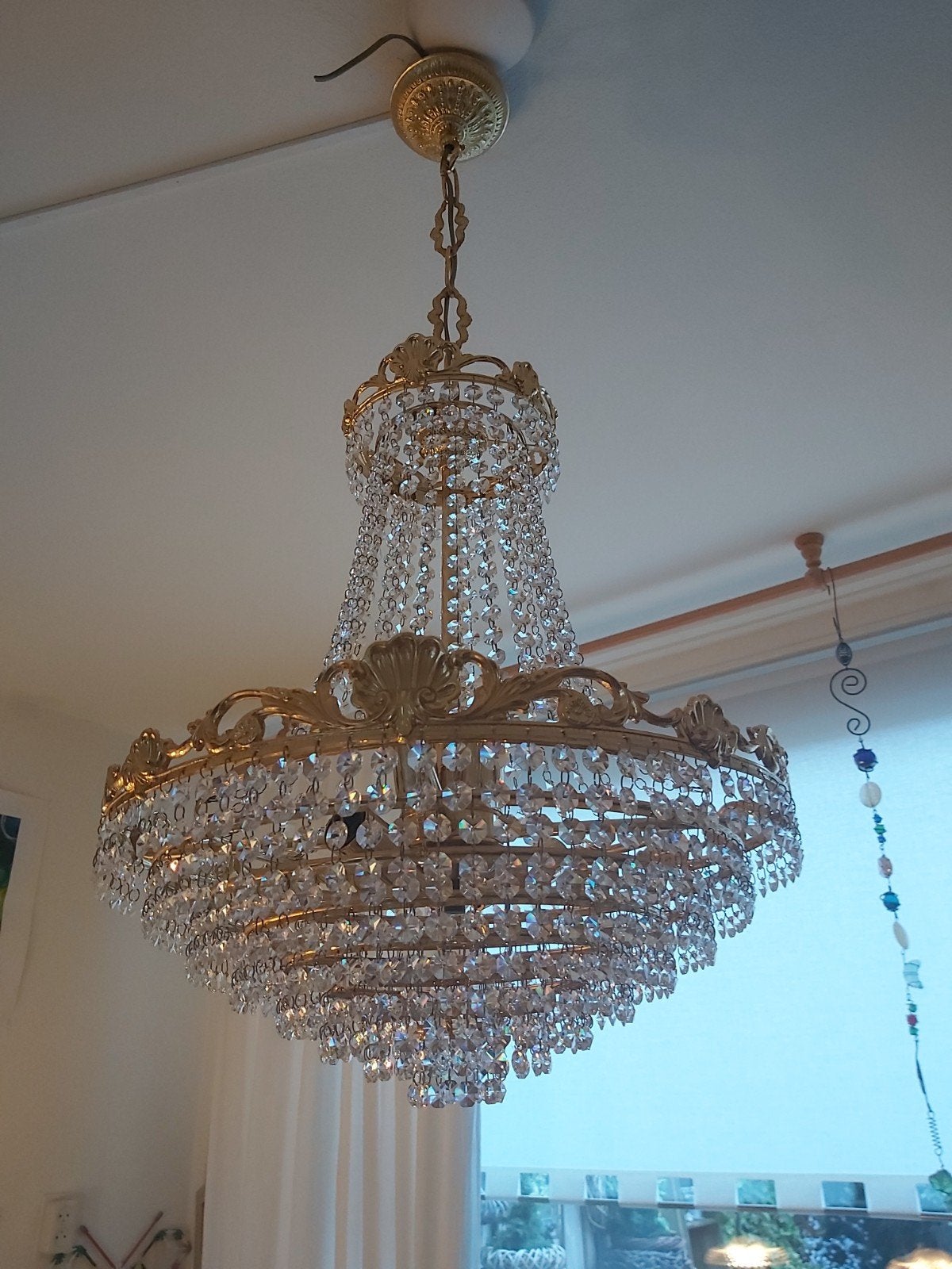 Swarovski kristallen kroonluchter in zeer goede staat, Ophalen of Verzenden, Zo goed als nieuw