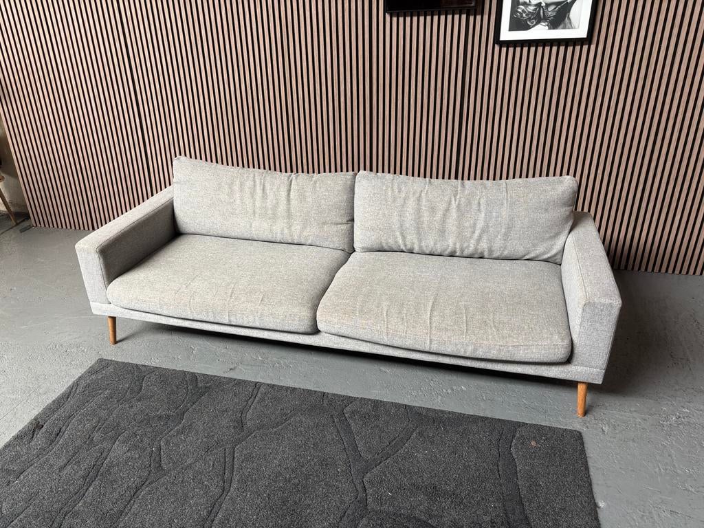 GRATIS LEVERING Xooon Driezits Bank 245x90 GEREINIGD, 75 tot 100 cm, Ophalen of Verzenden, Zo goed als nieuw, Rechte bank
