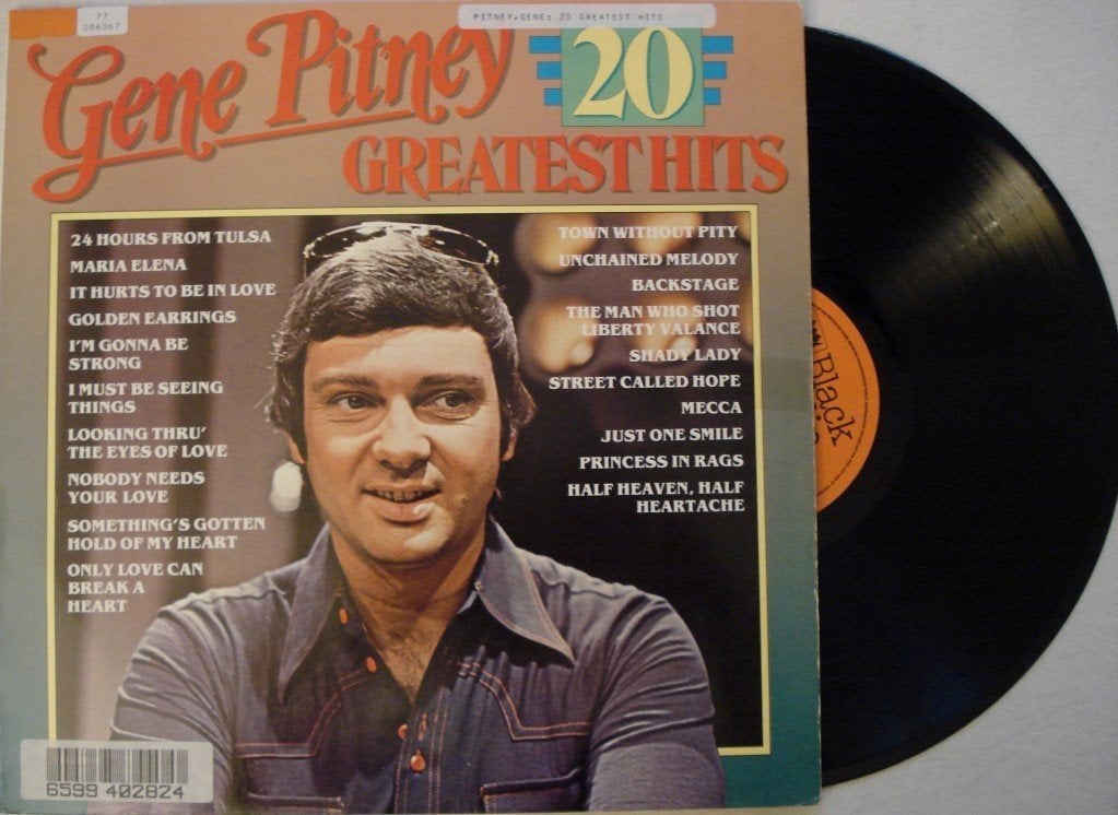 Gene Pitney - 20 greatest hits, LP, Gebruikt, Ophalen of Verzenden, 12 inch