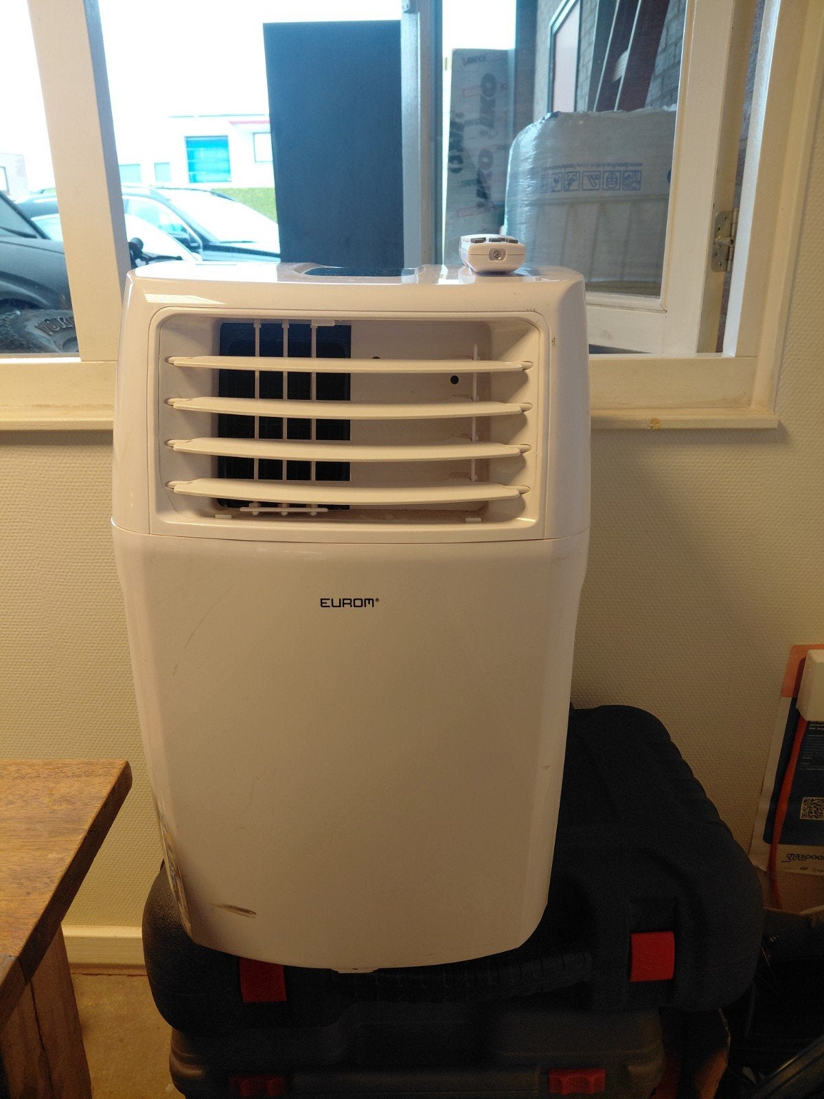 Eurom Mobiele Airco met Afstandsbediening, Witgoed en Apparatuur, Airco's, Ophalen, Gebruikt, Minder dan 60 m³, 3 snelheden of meer