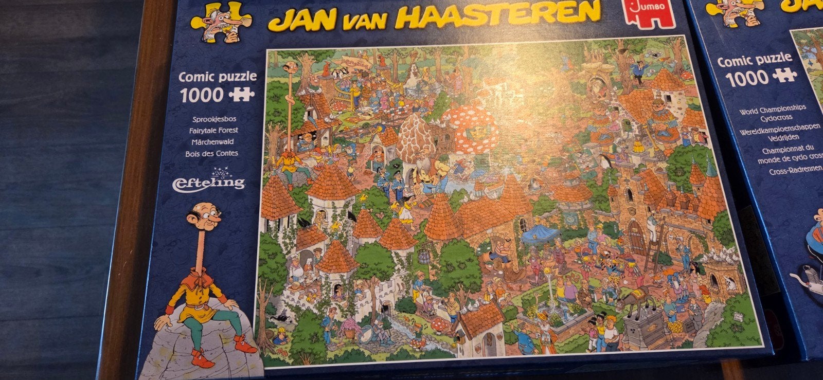 Foto 4 van 5 Jan van Haasteren puzzels (4x 1000, 1x 500 stukjes)