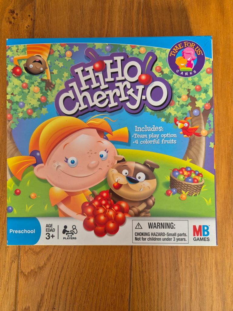 Hi Ho Cherry-O Kinderspel - Fruit Plukken, Een of twee spelers, Ophalen, MB Games