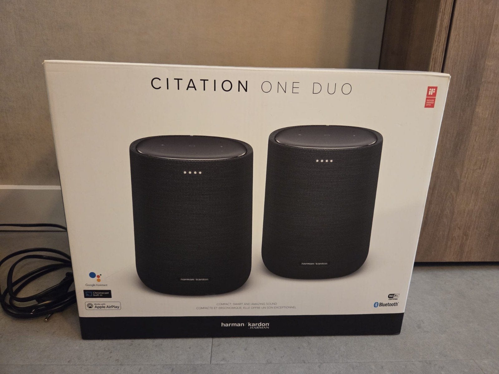 Harman Kardon Citation ONE DUO - 2 speakers, Ophalen, Speakerset, Bluetooth, Zo goed als nieuw