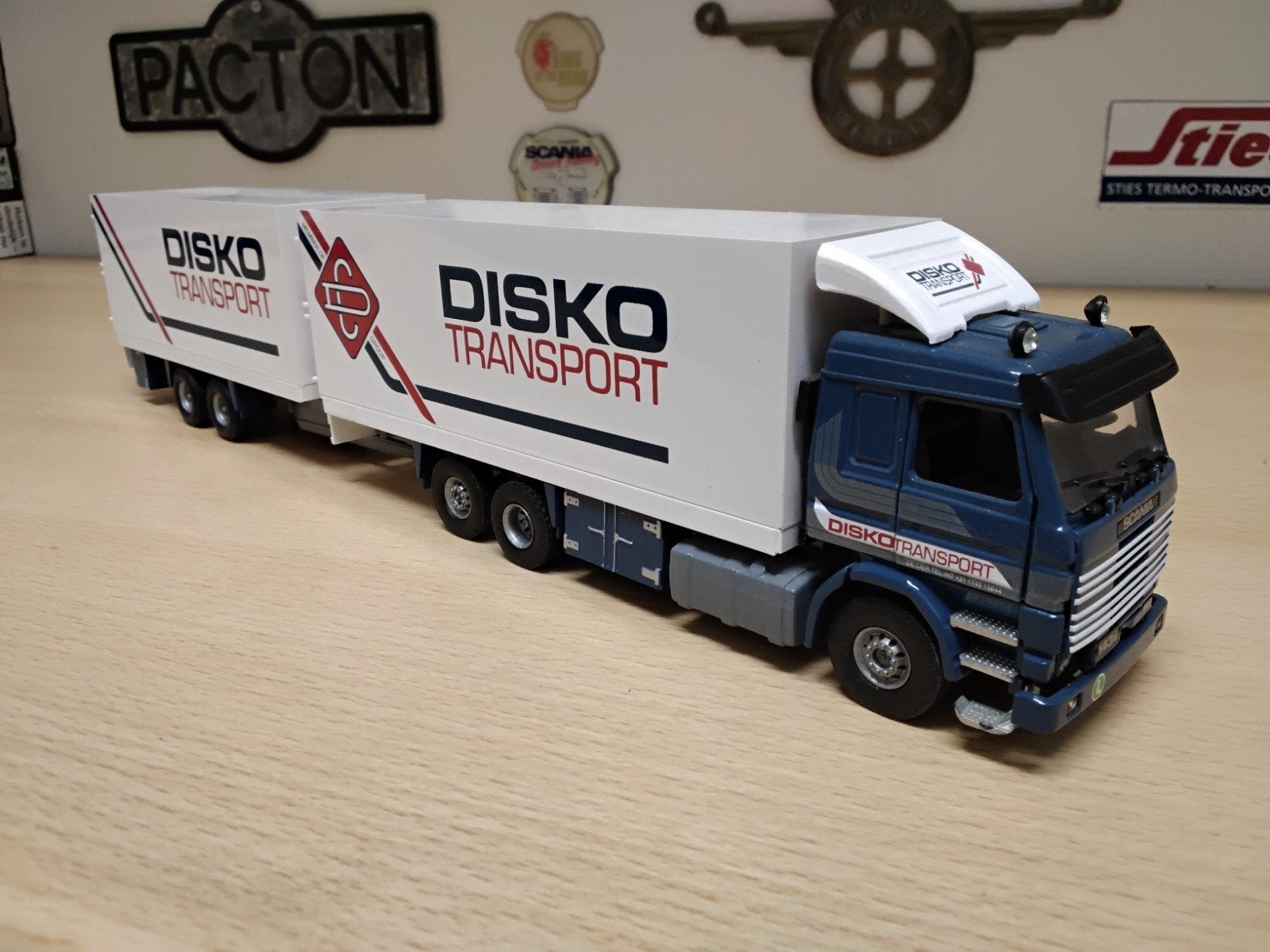 Tekno Scania, Ophalen of Verzenden, Zo goed als nieuw, Bus of Vrachtwagen, Tekno