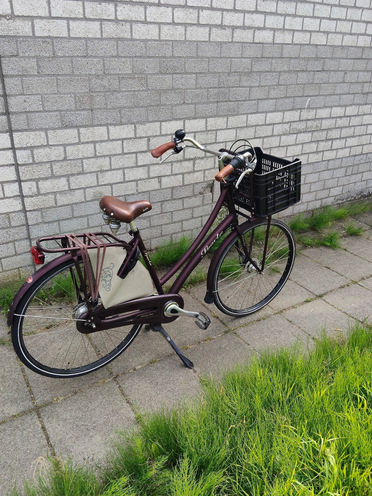 mooie Sparta damesfiets z.g.a.n. 28 inch wielen, frame 53 cm, Sparta, 53 tot 56 cm, Ophalen of Verzenden, Mandje