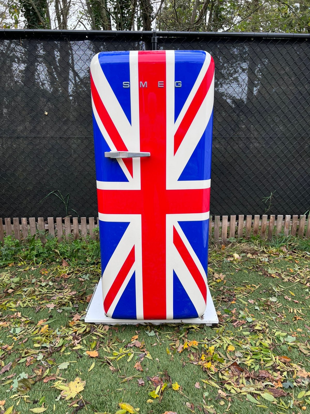 Smeg Union Jack, Zonder vriesvak, 200 liter of meer, Nieuw, 160 cm of meer