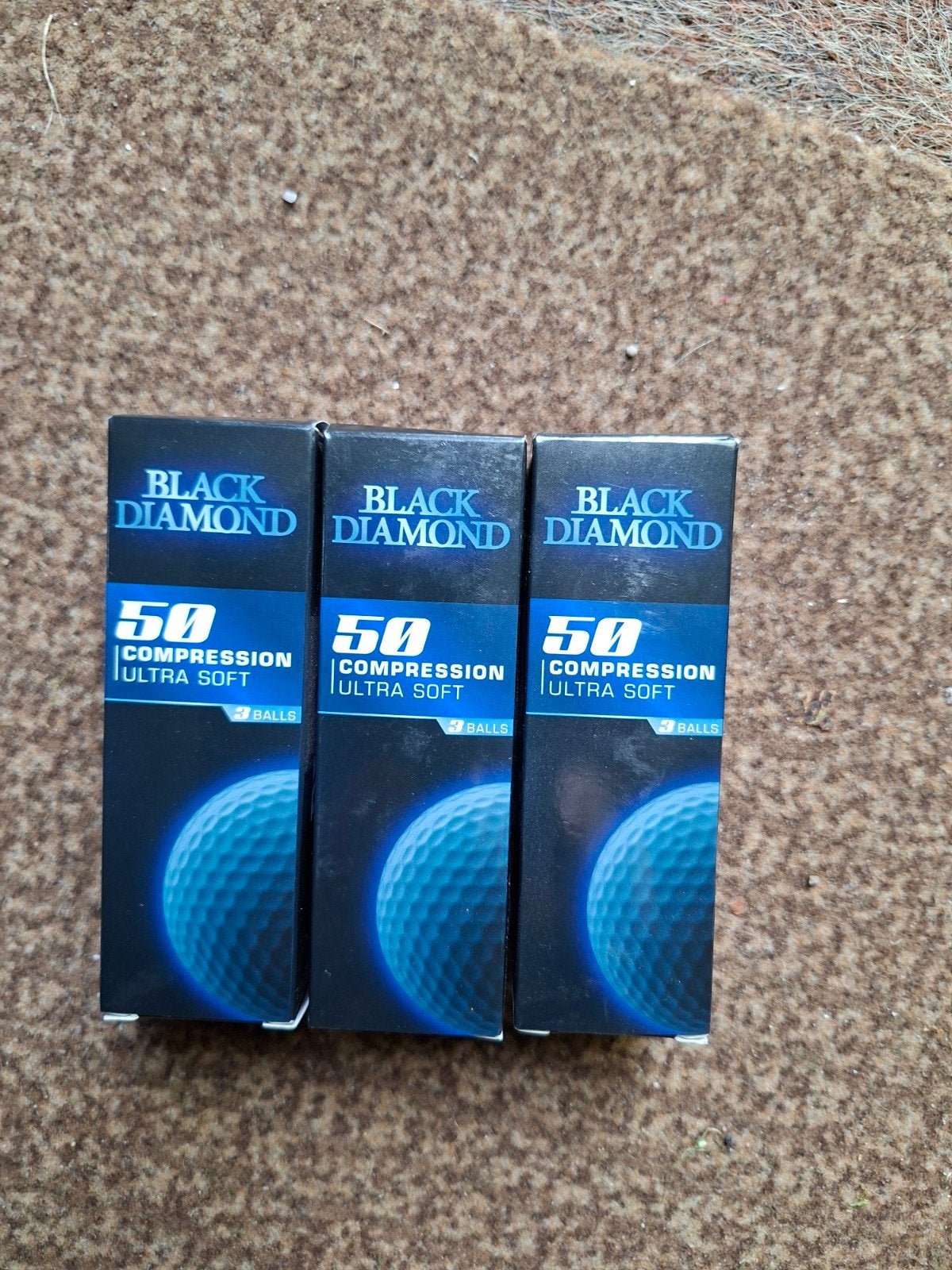 9 nieuwe Black Diamonds golfballen, Sport en Fitness, Golf, Ophalen, Nieuw