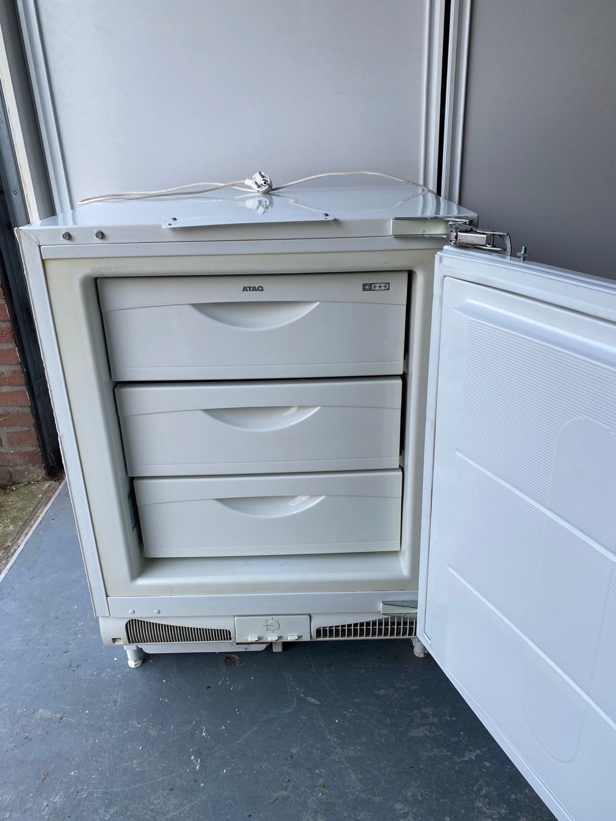 Inbouw vriezer tafelmodel, Gebruikt, Inbouw, 60 tot 90 cm, Ophalen