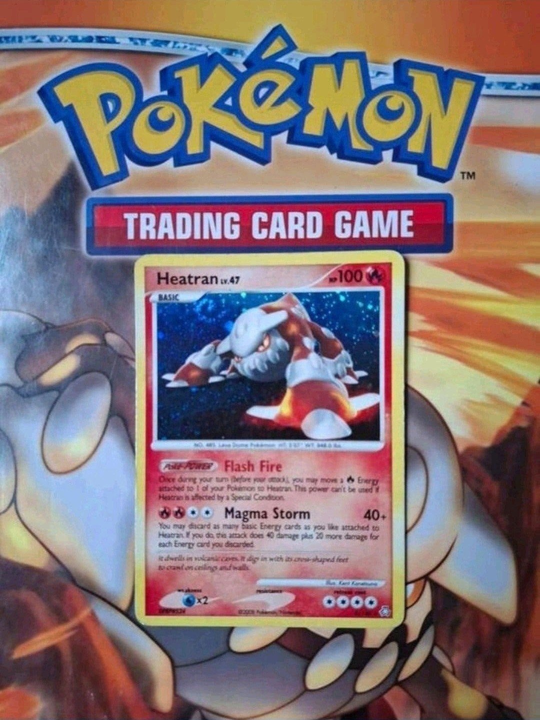 Heatran 6/146 Holo rare Diamond&Pearl Legends Awakened kaart, Ophalen of Verzenden, Gebruikt, Losse kaart, Foil