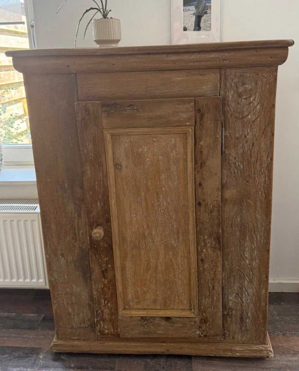 Antiek massief eiken  meidenkast – ca. 200 jaar oud, Antiek en Kunst, Ophalen