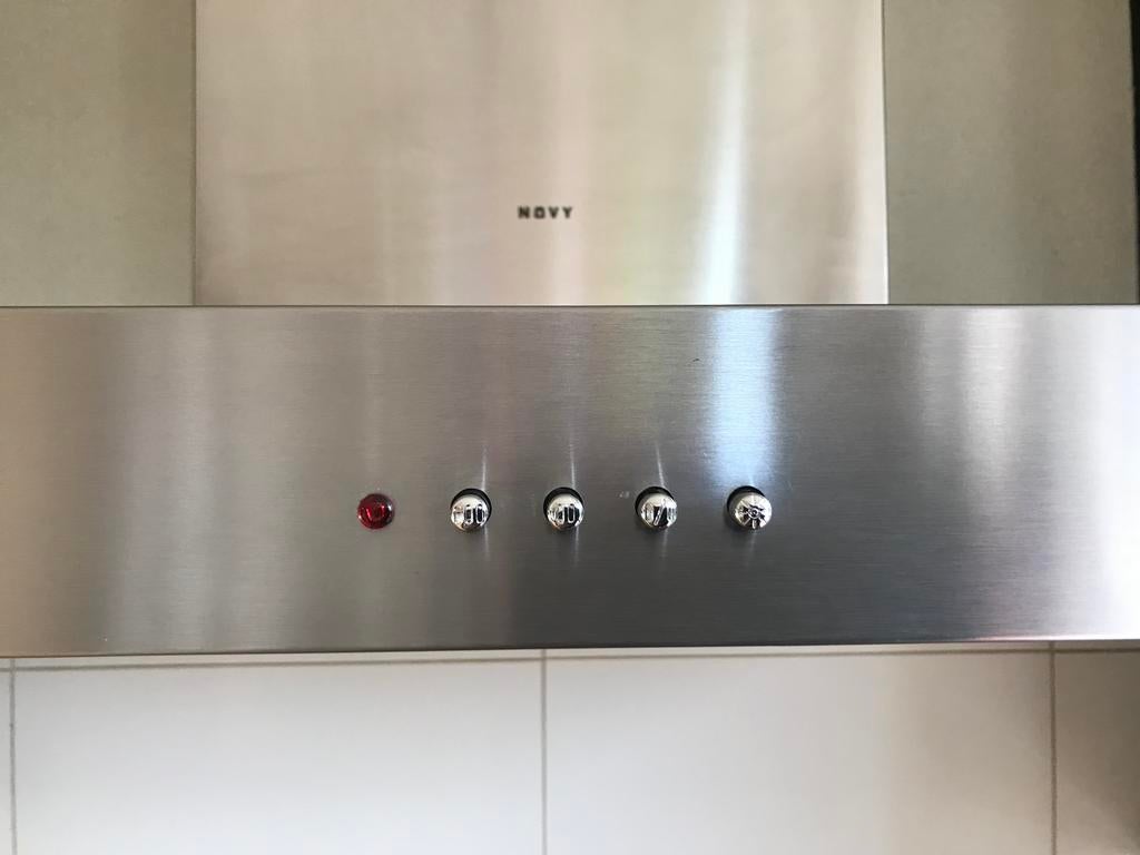 Novy afzuigkap, Ophalen of Verzenden, Zo goed als nieuw, Wandschouwkap