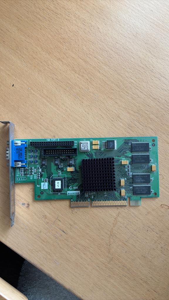 Vintage Diamond Stealth 3D 2000 Pro Videokaart, Computers en Software, Videokaarten, Gebruikt, Overige soorten, VGA, Ophalen of Verzenden
