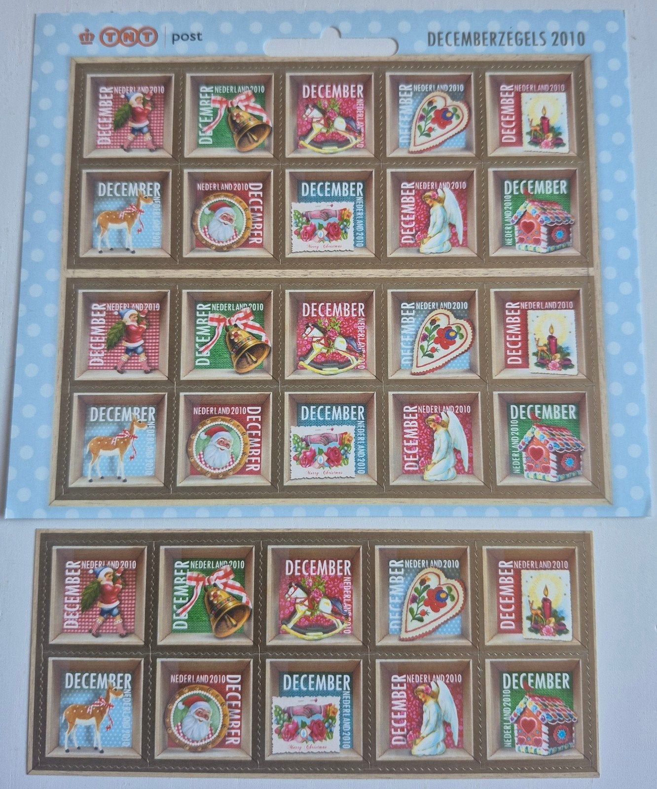 decemberzegels 2010, Postzegels en Munten, Ophalen of Verzenden, Na 1940, Postfris