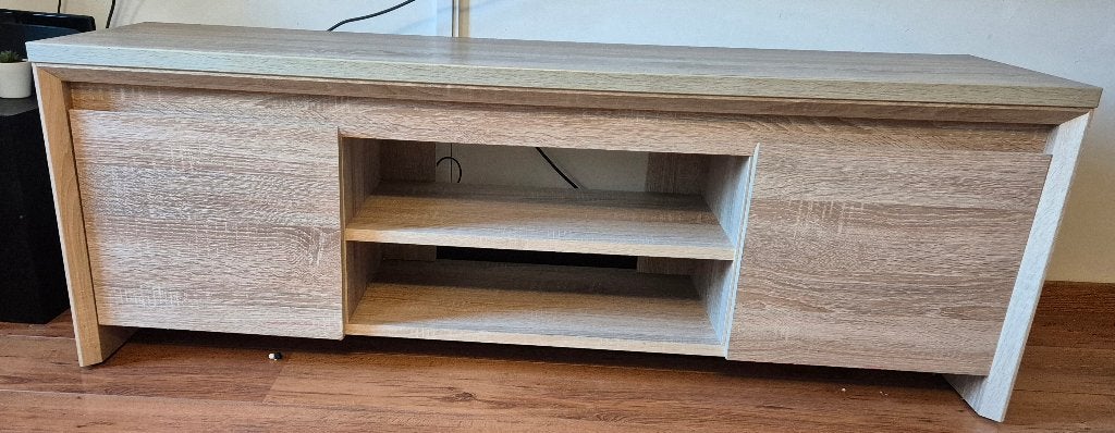 JYSK TV Meubel Haslund - 138x48x38 cm, Gebruikt, 100 tot 150 cm, Ophalen of Verzenden, Minder dan 100 cm