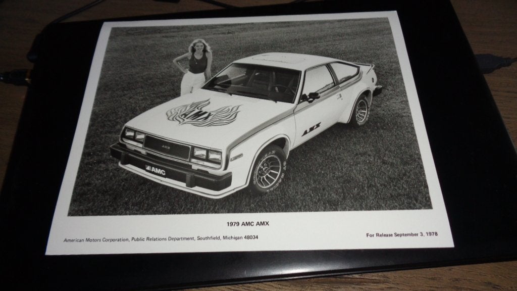 ZELDZAME GROTE USA Persfoto AMC  AMX  1979, Verzenden, Nieuw, Overige merken