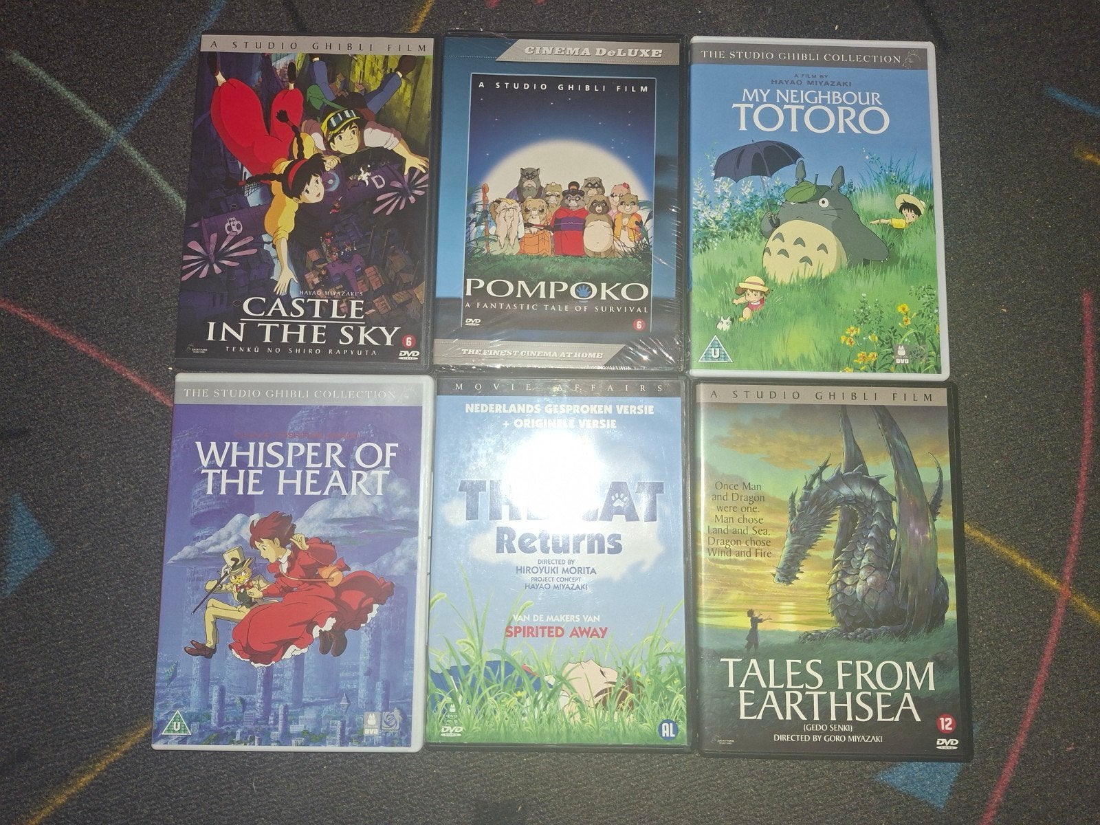 Studio Ghibli DVDs, Cd's en Dvd's, Animatie, Nederlands, Ophalen of Verzenden, Zo goed als nieuw