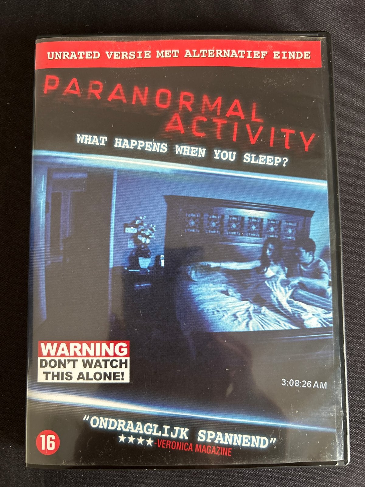 Paranormal Activity DVD - Ongekende Horror Ervaring, Vanaf 16 jaar, Speciale editie, Nederlands, Ophalen of Verzenden