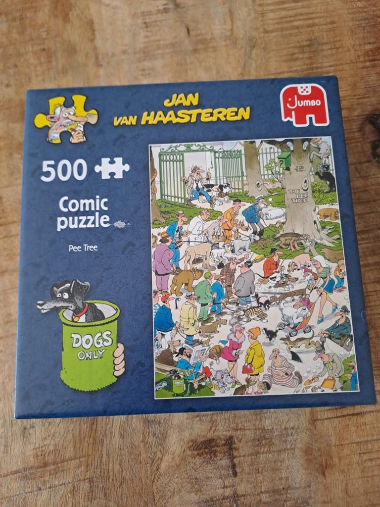 Jan van haasteren Pee Tree, Hobby en Vrije tijd, Denksport en Puzzels, Ophalen, 500 t/m 1500 stukjes, Zo goed als nieuw