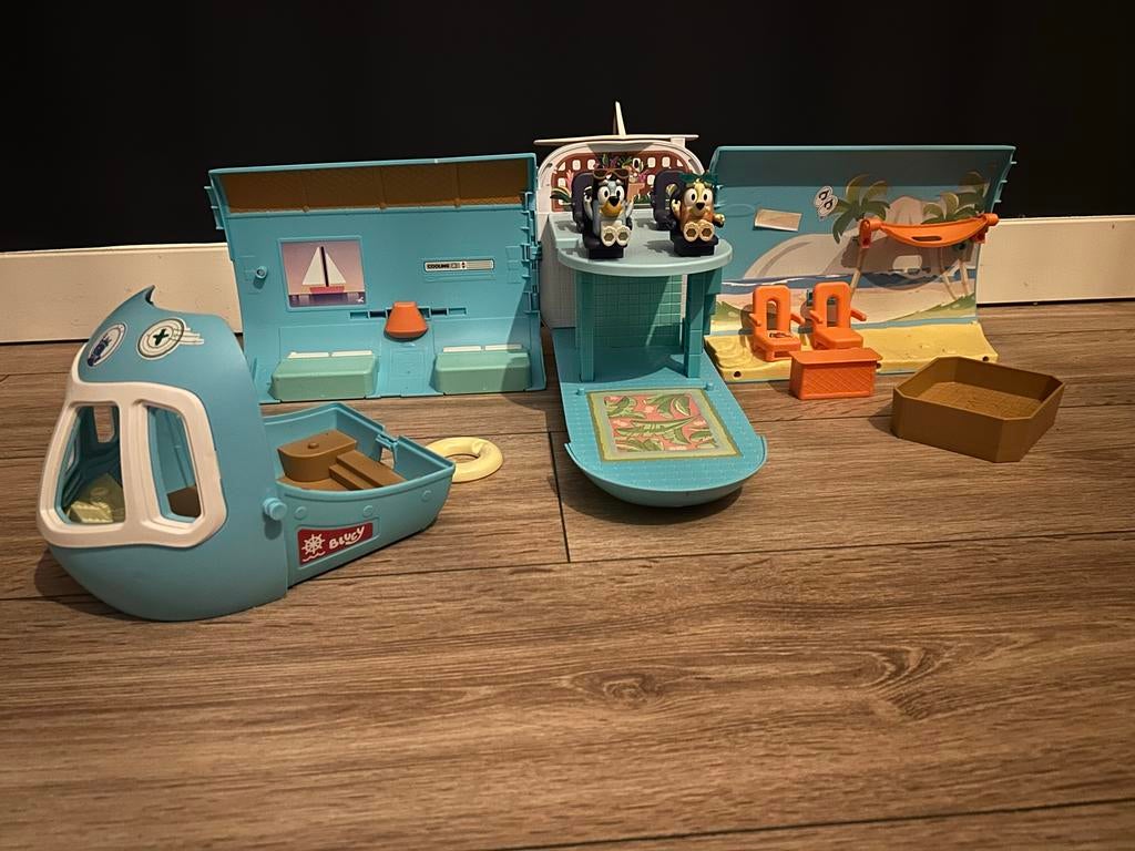 Bluey 3 in 1 transformerend vliegtuig, Verzenden, Zo goed als nieuw