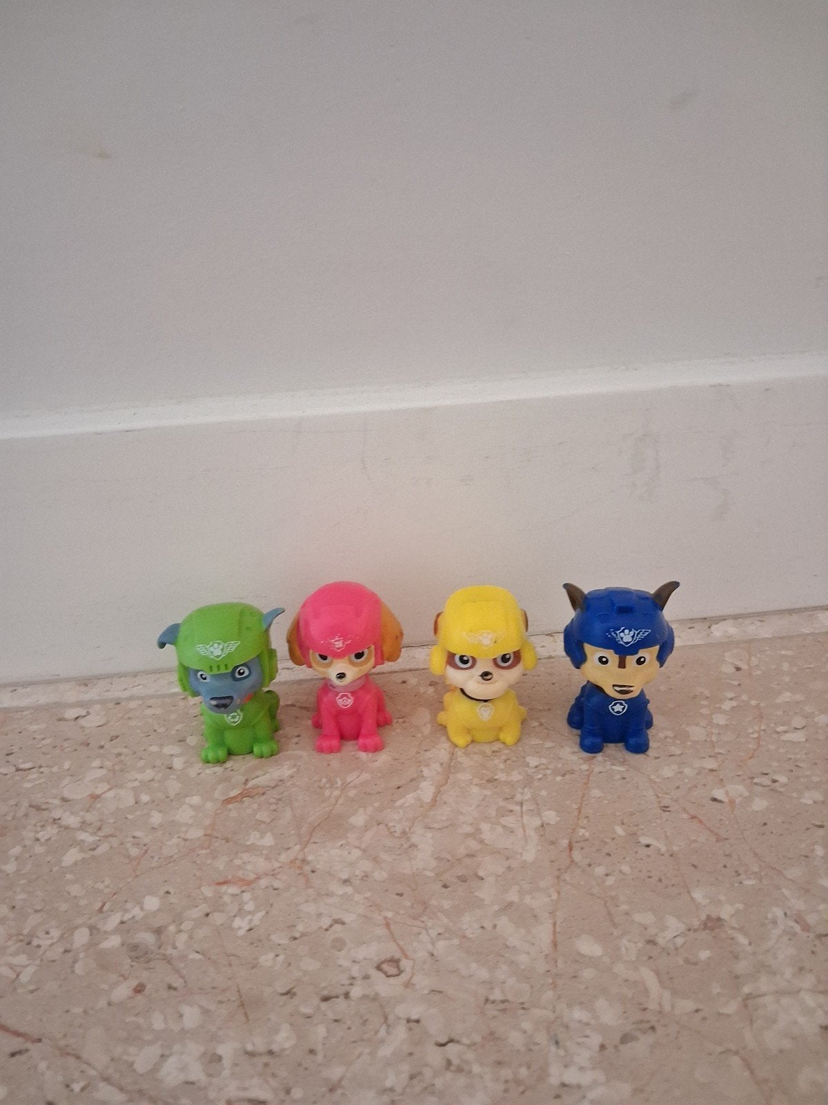 Paw Patrol potloodtoppers - set van 4, Ophalen of Verzenden, Gebruikt