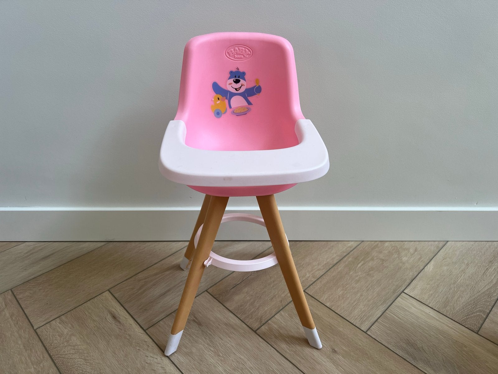 Baby Born kinderstoel, Ophalen, Zo goed als nieuw, Overige typen, Afneembaar eetblad