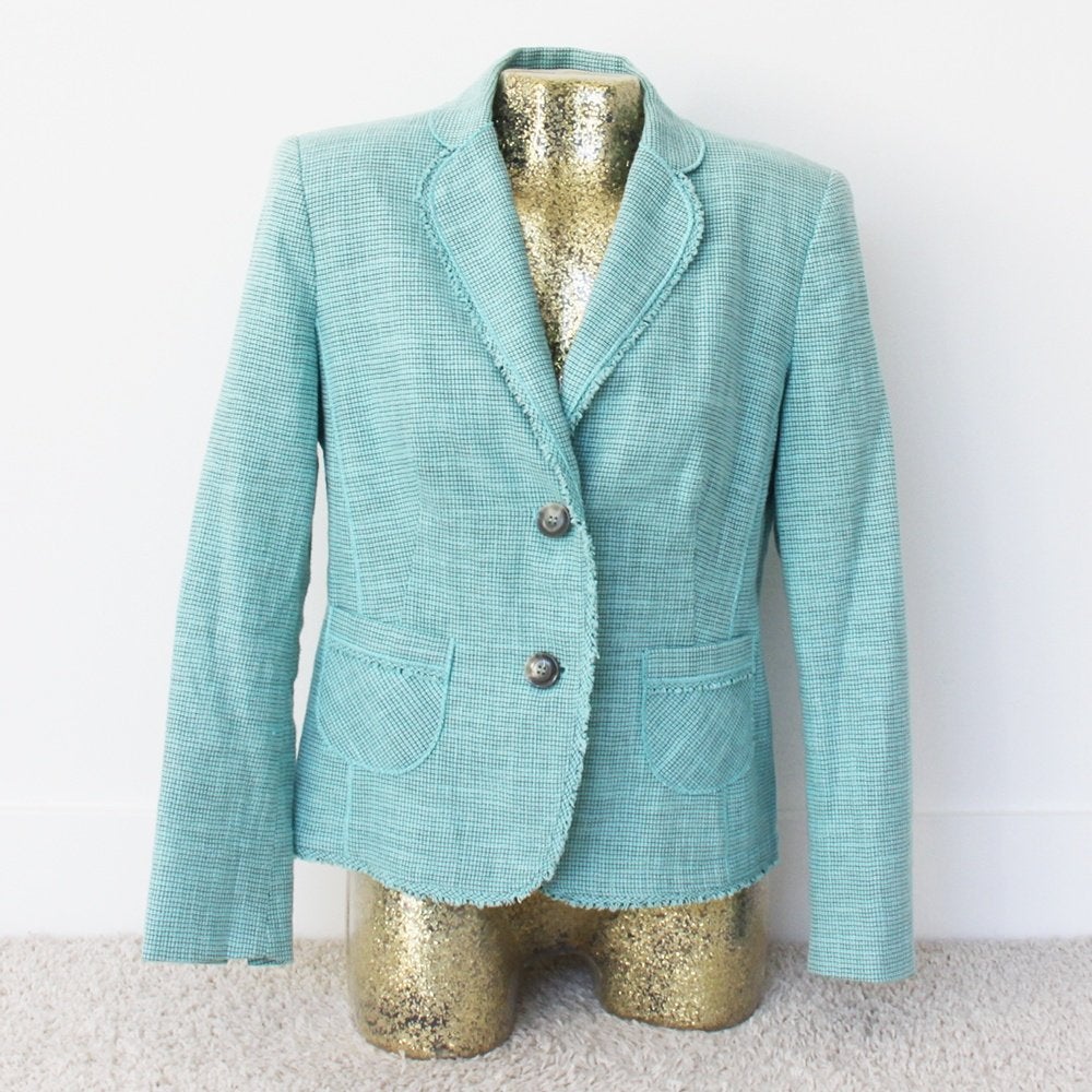 Prachtig Gerry Weber Jasje - 64 (Maat 40) € 45,-, Maat 38/40 (M), Blauw, Nieuw, Ophalen of Verzenden