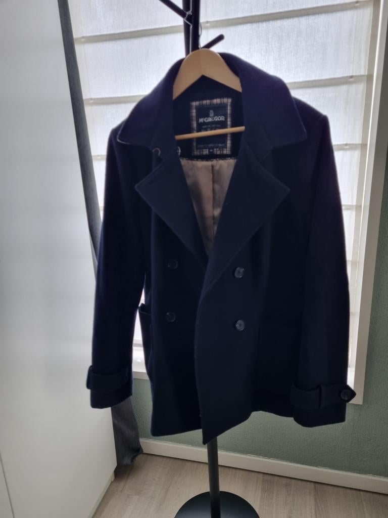 McGregor Donkerblauwe Wollen Jas Maat 44, McGregor, Blauw, Maat 42/44 (L), Ophalen of Verzenden