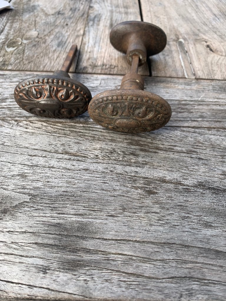 Antieke verschillende deurknoppen 6 stuks, Ophalen of Verzenden
