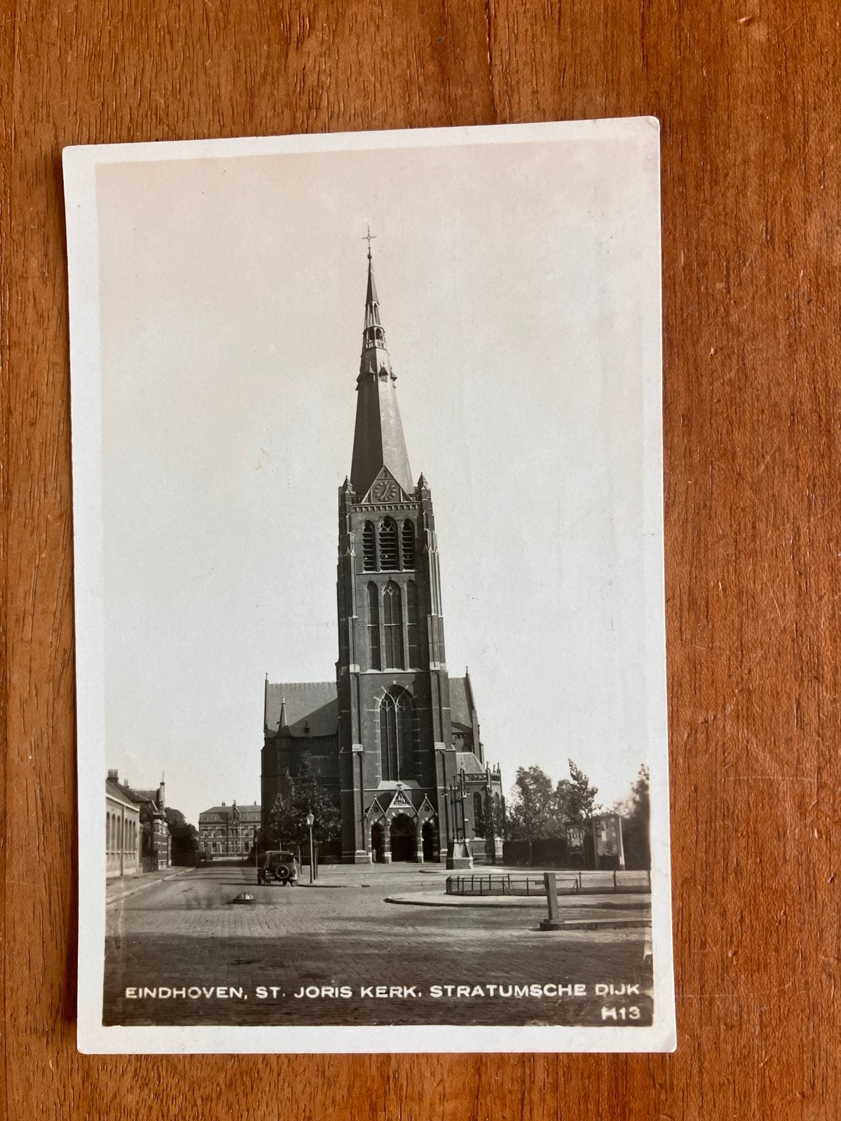 Eindhoven St. Joris Kerk Stratumsche Dijk, Ophalen of Verzenden, 1920 tot 1940, Gelopen, Noord-Brabant