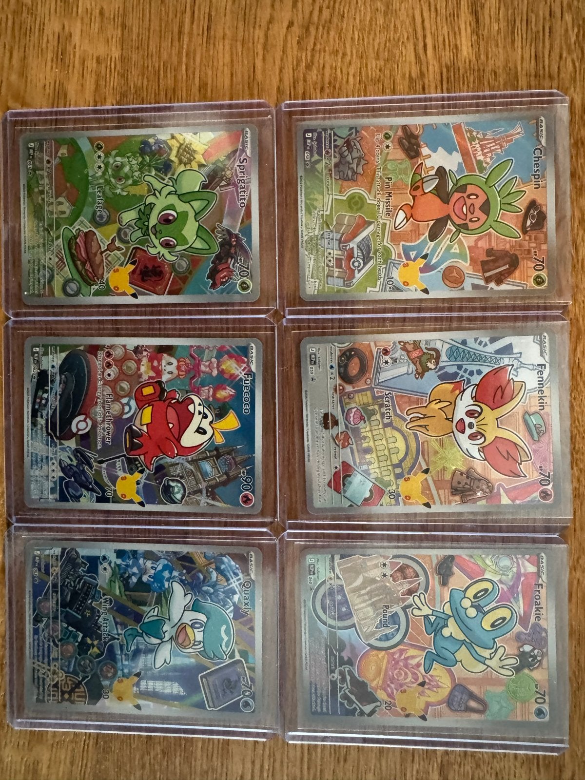 Pokémon First Partner Series 3 - Set van 6 kaarten, Ophalen, Nieuw, Meerdere kaarten