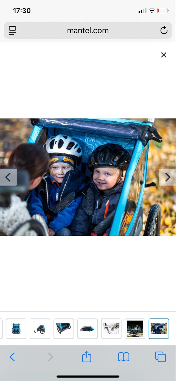 Thule Chariot Kinderkar - 2 kinderen-Veilig en Comfortabel, Fietsen en Brommers, Fietsaccessoires | Aanhangers en Karren, Ophalen