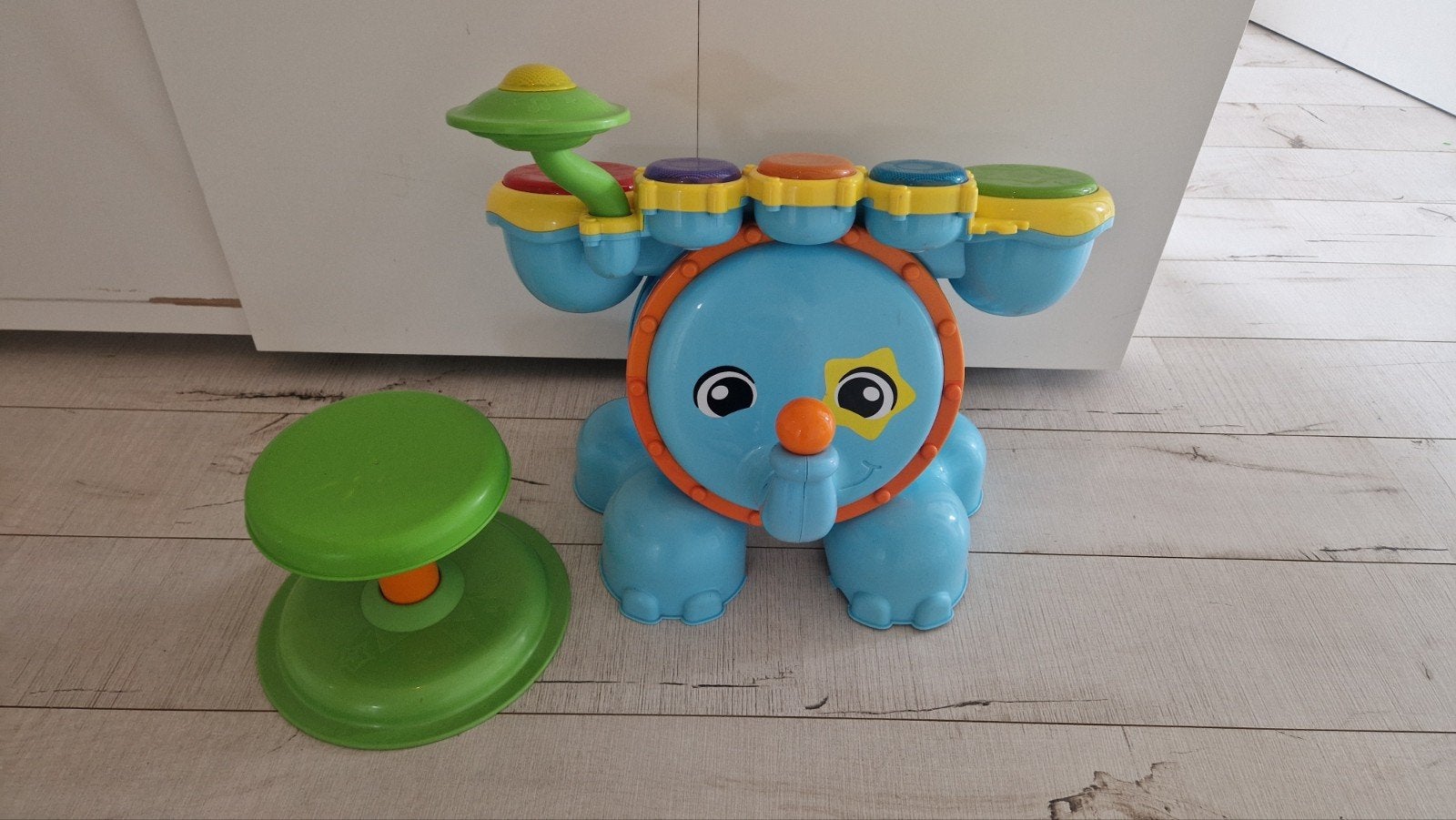 vtech drumstel, Ophalen