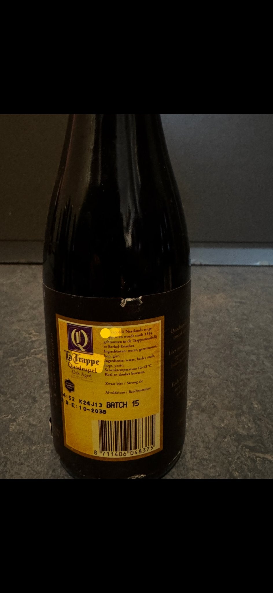 La Trappe Trappist Oak Aged Batch 15, Ophalen of Verzenden, Nieuw, Flesje(s), La Trappe