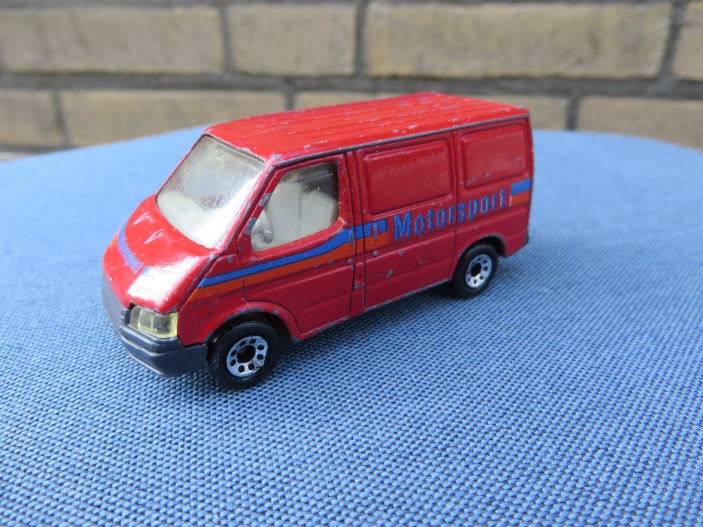 Matchbox Ford Transit MOTORSPORT, Ophalen of Verzenden, Gebruikt, Auto
